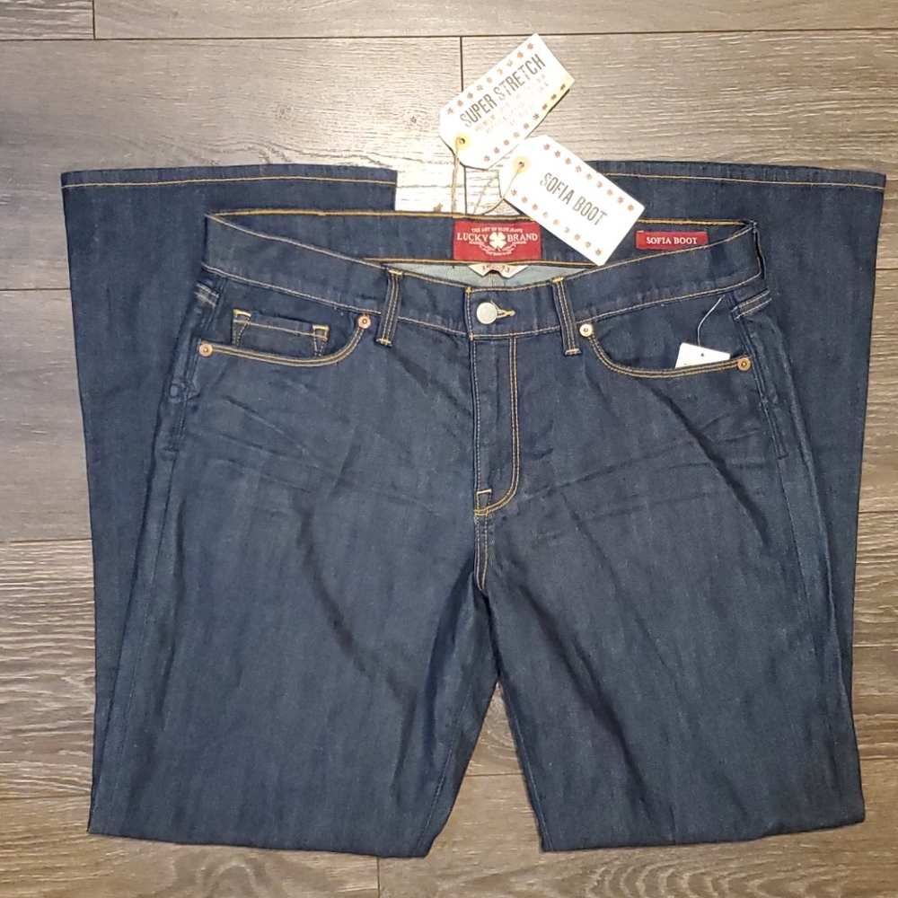 ❤NWT! LUCKY BRAND SOFIA BOOT BOOTCUT JEANS 16 (33)